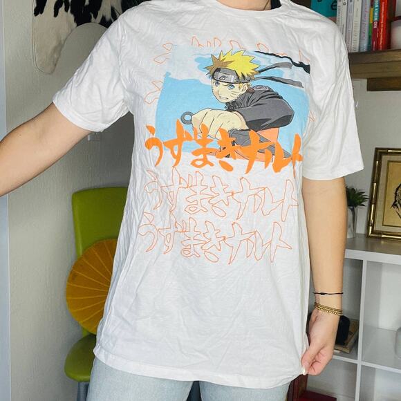 Masashi Kishimoto White Graphic Tee - Picture 1 of 4